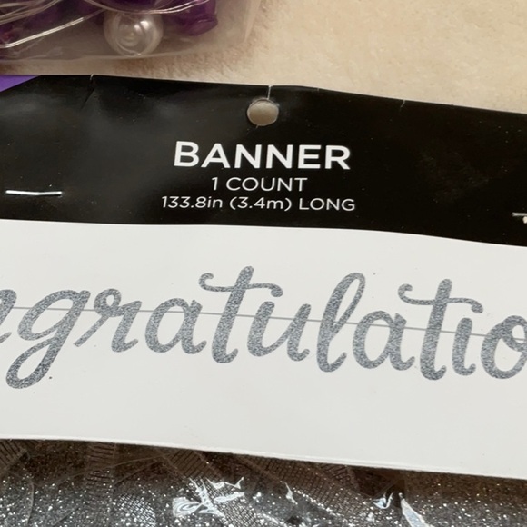 Silver and Purple Party Lights Set - Picture 4 of 4